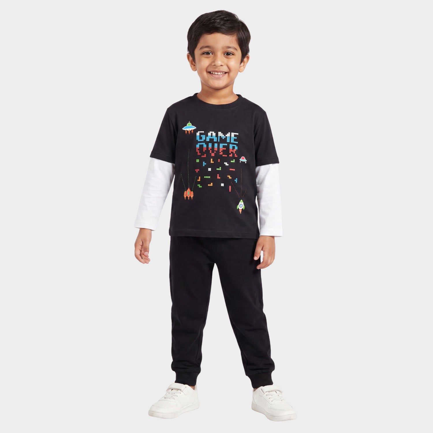 Full Sleeves Unisex T-Shirt & Joggers Set | Game Buddy