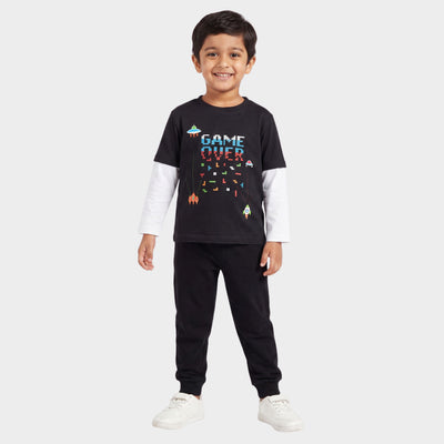 Full Sleeves Unisex T-Shirt & Joggers Set | Game Buddy