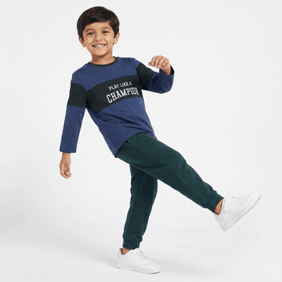 Full Sleeves Unisex T-Shirt & Joggers Set | Champion