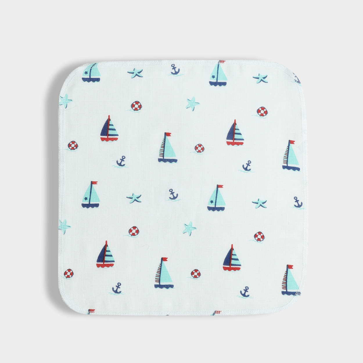 6 Pack Muslin Wash Cloth | Sweet Oranges, Sailor, Balloon Ride