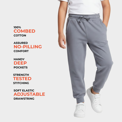 Cotton Joggers | Grey