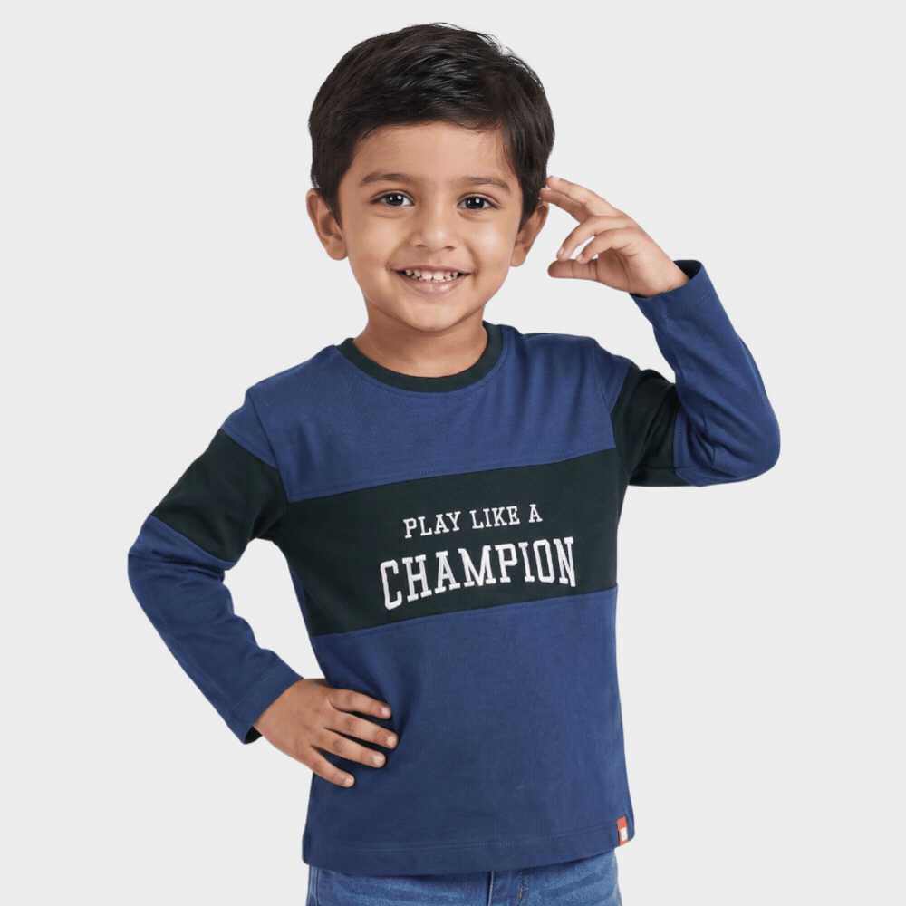 Full Sleeves Tee | Colorblock Champion