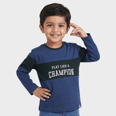 Full Sleeves Tee | Colorblock Champion