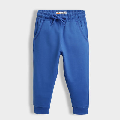 3 Pcs Winter Joggers | Blue, Pink, Melange Grey