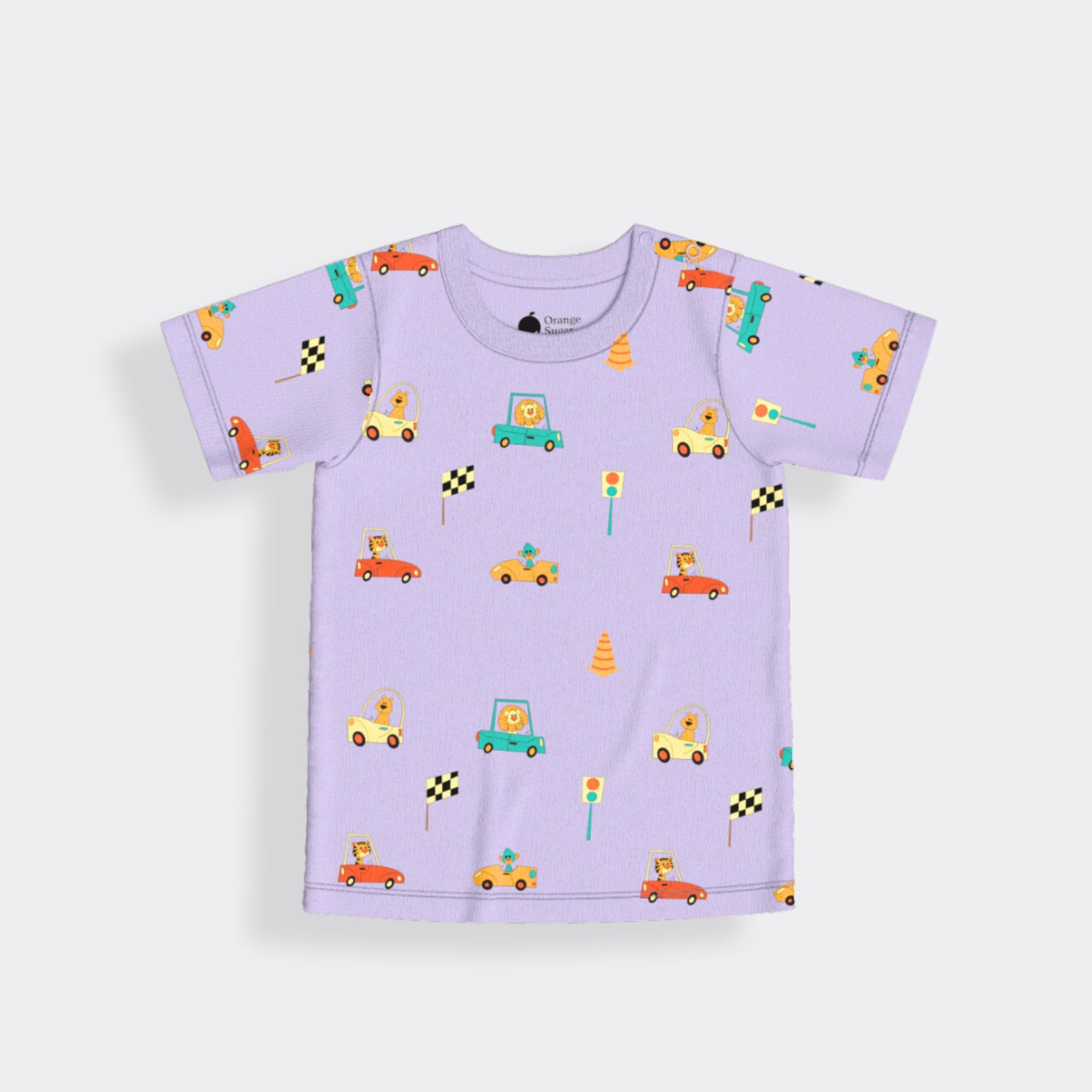 Half Sleeves Unisex Co-ord Set | Racing Cars