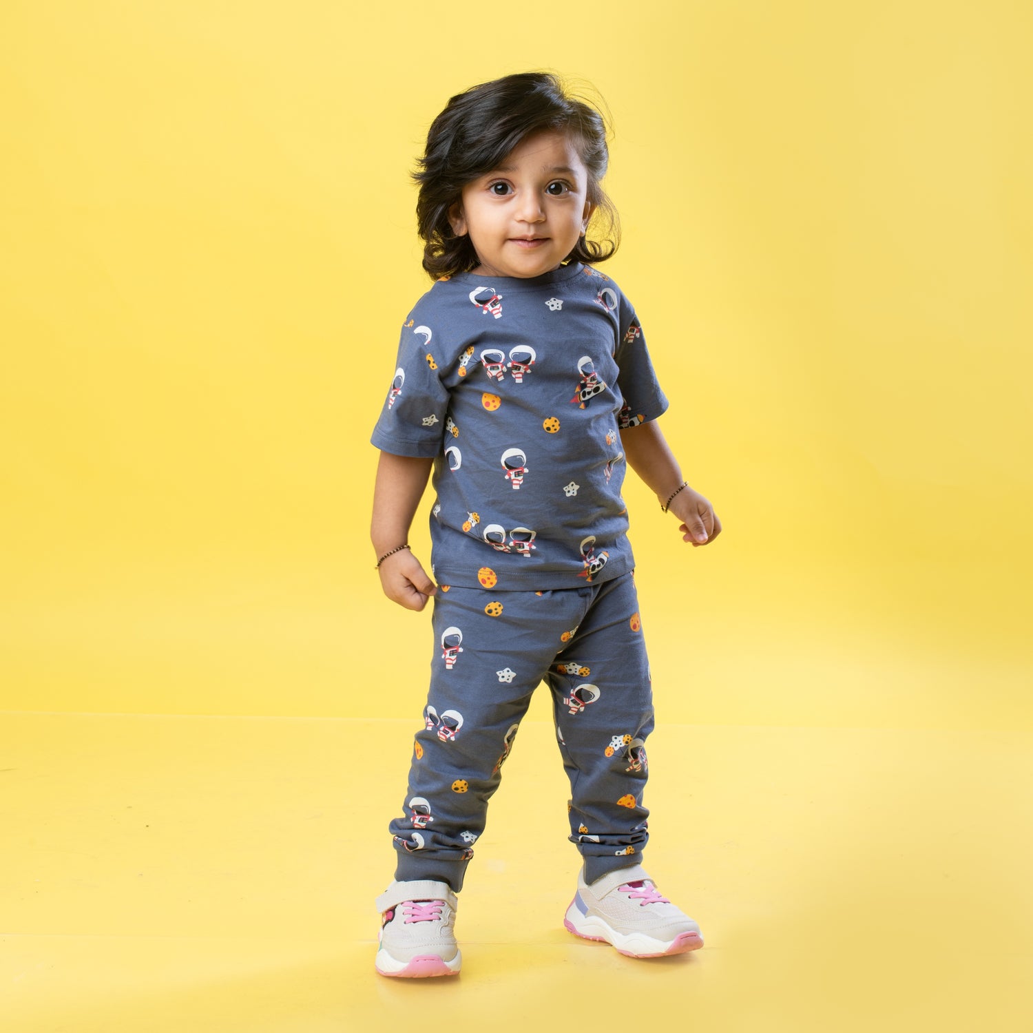 3 Pack Half Sleeves Unisex Co-ord Set | Giraffe Beep, Farm, Space