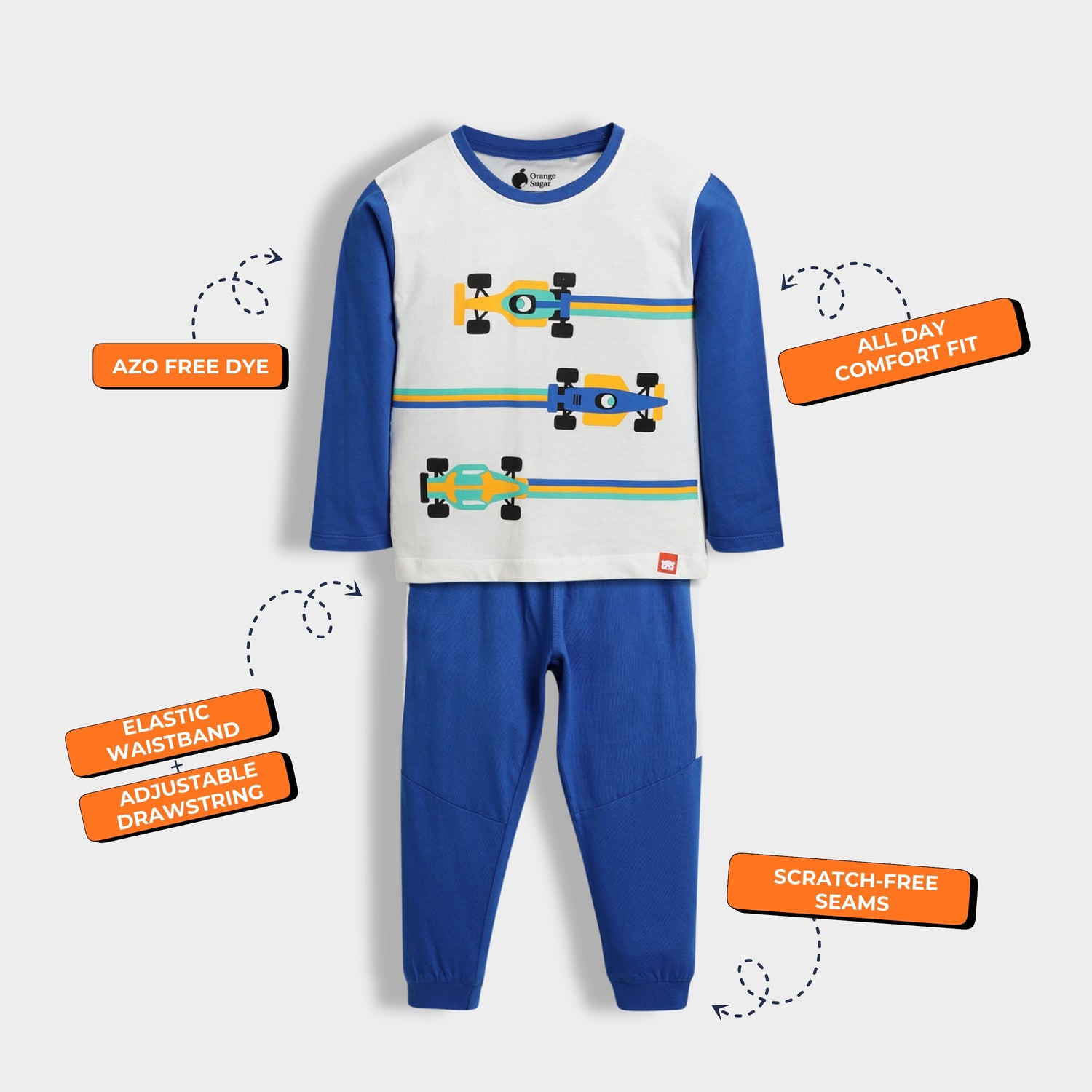 Full Sleeves Unisex Co-ord Set | Formula Racing