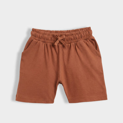 3 Pcs Cotton Shorts | Black, Brown, Blue