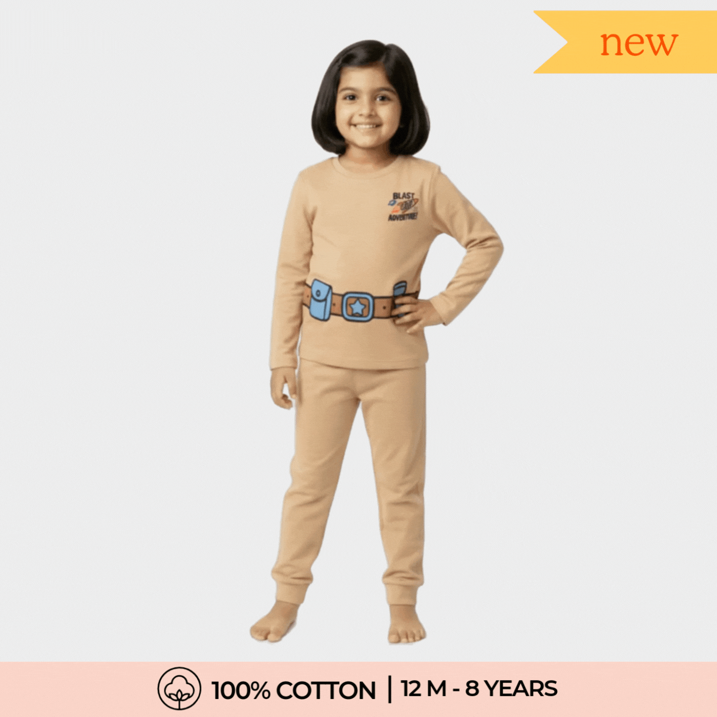 Full Sleeves Unisex Co-ord Set | Space Ship