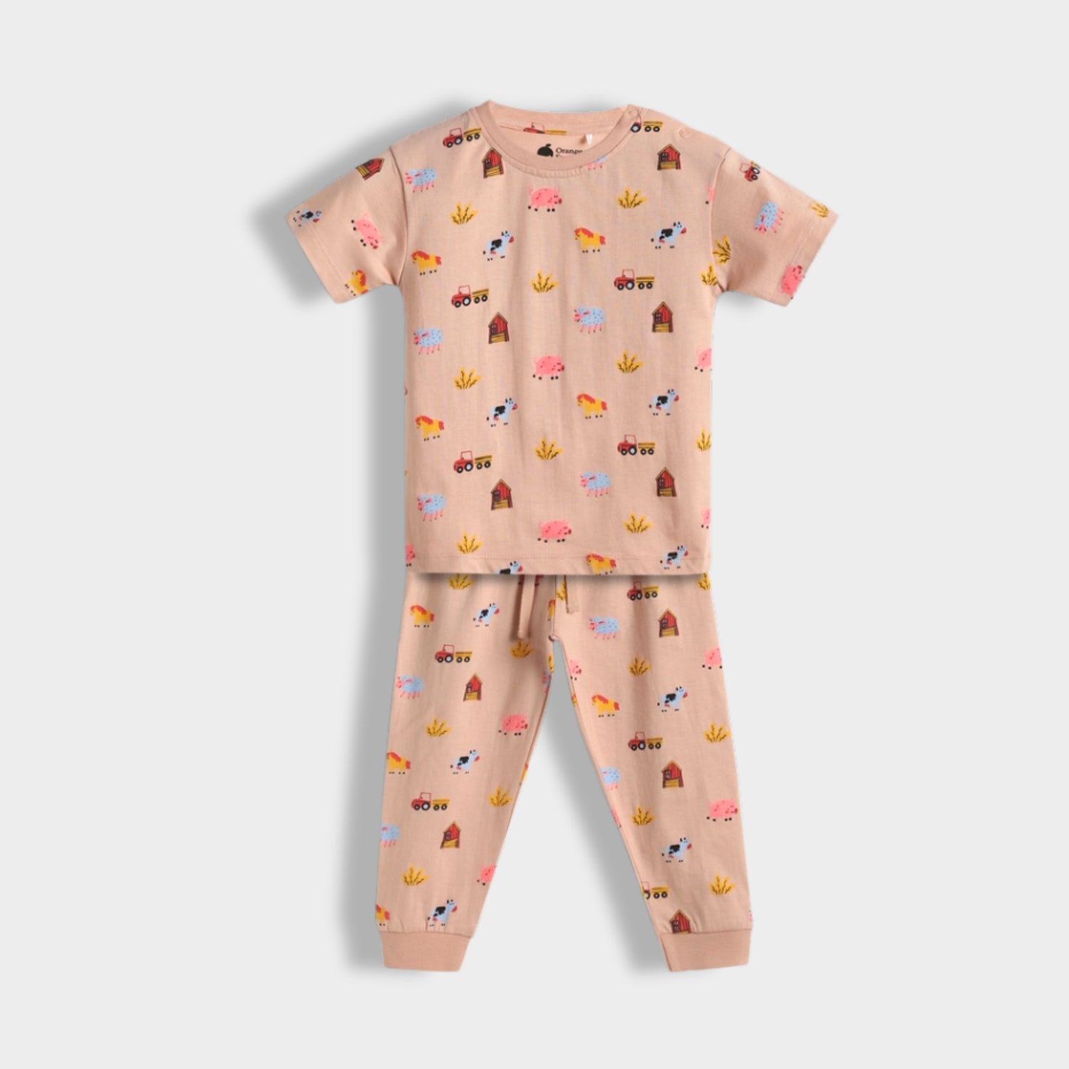 3 Pack Half Sleeves Unisex Co-ord Set | Giraffe Beep, Farm, Space