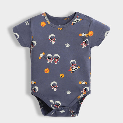 3 Pcs Half Sleeves Bodysuit | Space, Underwater, Off White