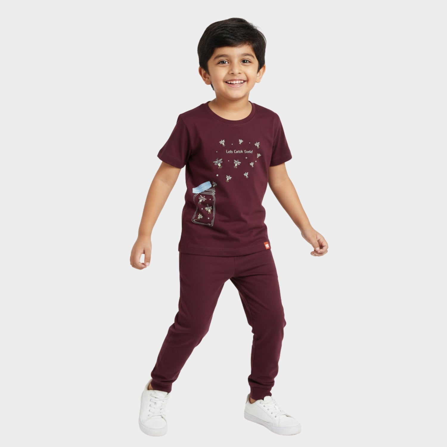 Half Sleeves Unisex T-Shirt & Joggers Set | Firefly Magic