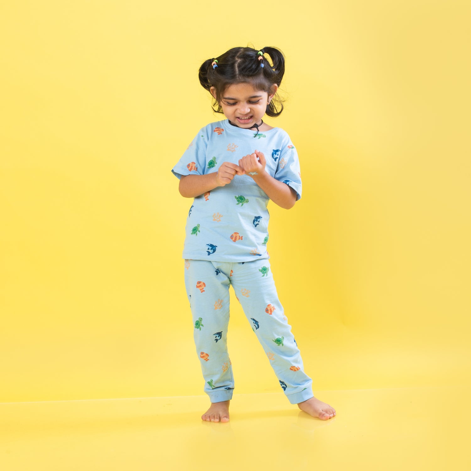 3 Pack Half Sleeves Unisex Co-ord Set | Garden, Bird & Underwater