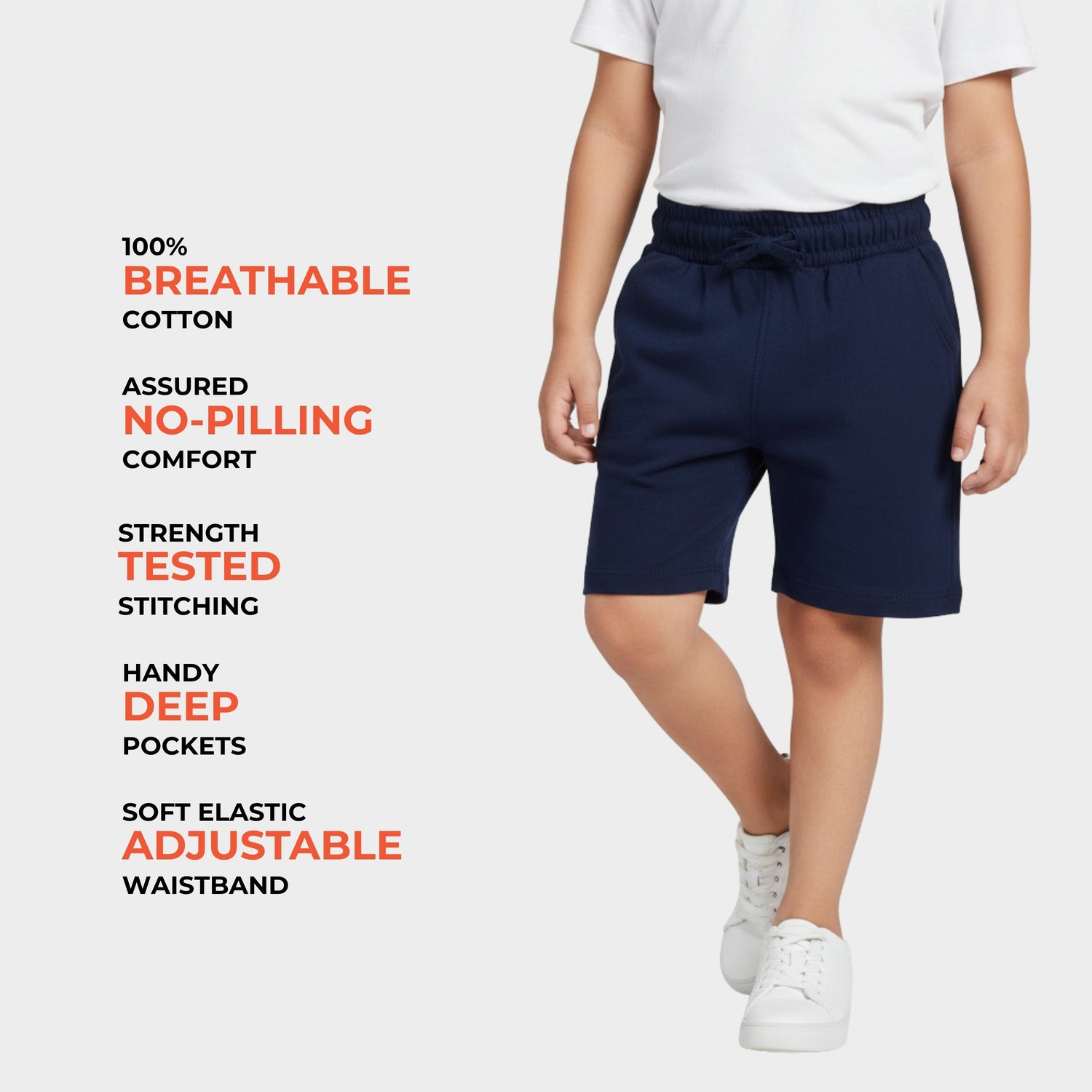 Cotton Shorts | Royal Blue