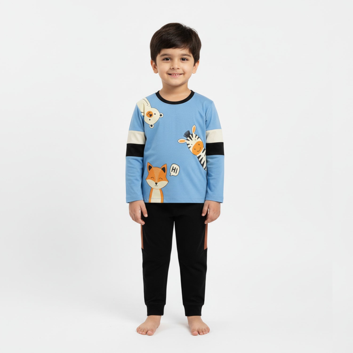 Full Sleeves Unisex T-Shirt & Joggers | Peek A Boo