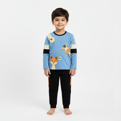 Full Sleeves Unisex T-Shirt & Joggers | Peek A Boo