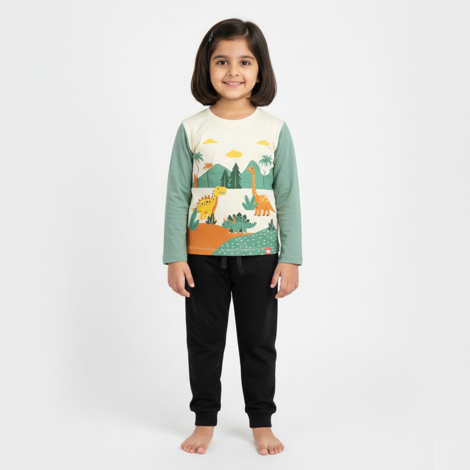 Full Sleeves Unisex T-Shirt & Joggers | Dino Land