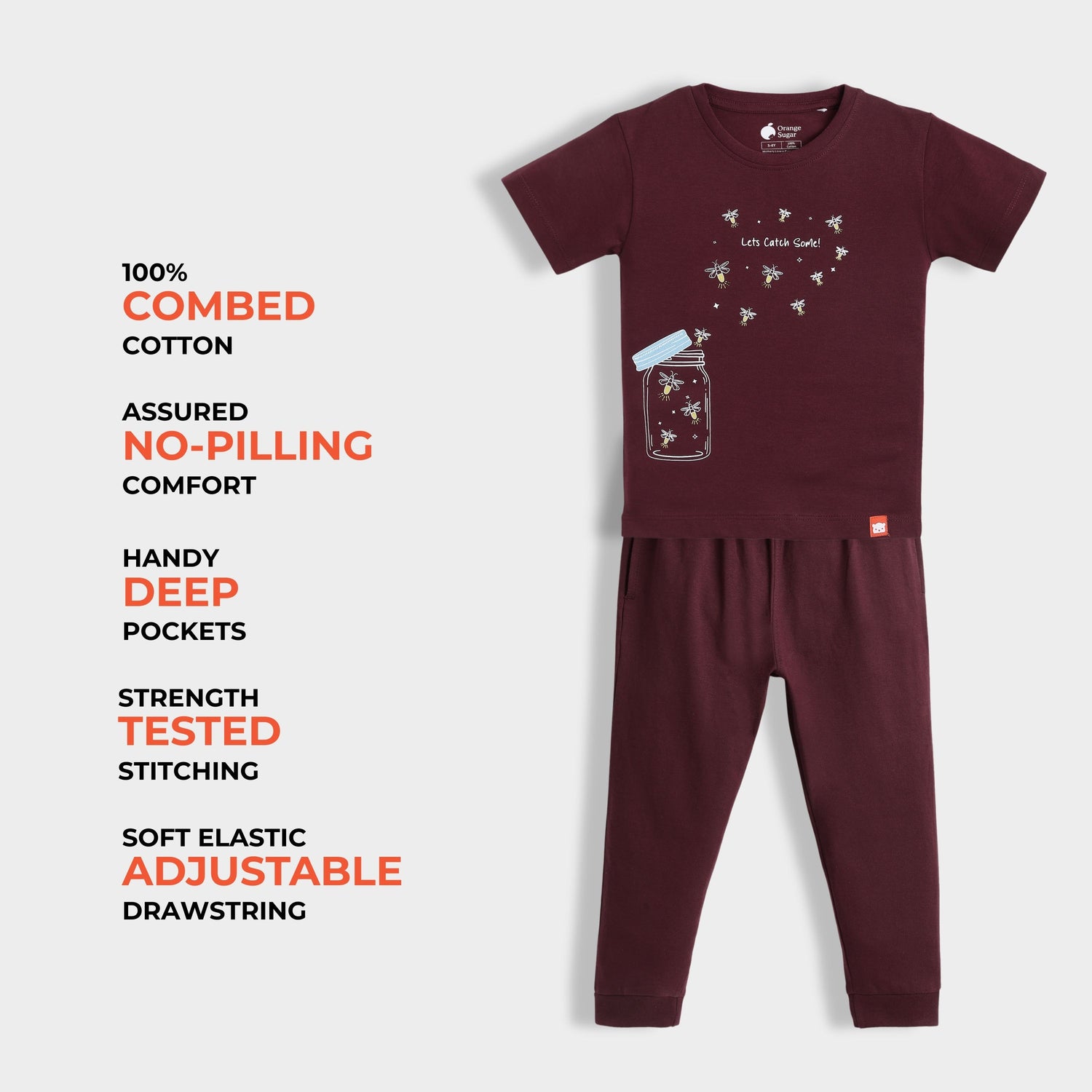3 Pack Half Sleeves Unisex T-Shirt & Joggers Set | Black Stripes, Korea Love, Firefly Magic