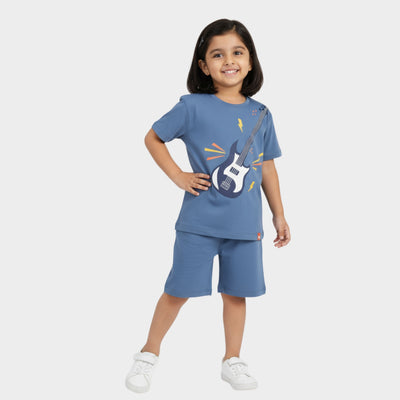 T-Shirt & Shorts Unisex Co-ord Set | Little Rockstar
