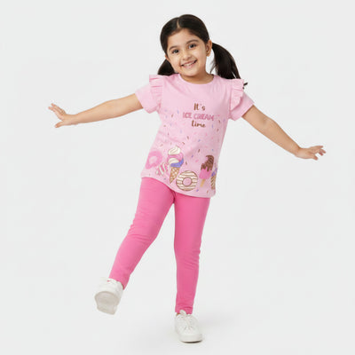 Girls Top & Leggings Set | Sprinkle Party