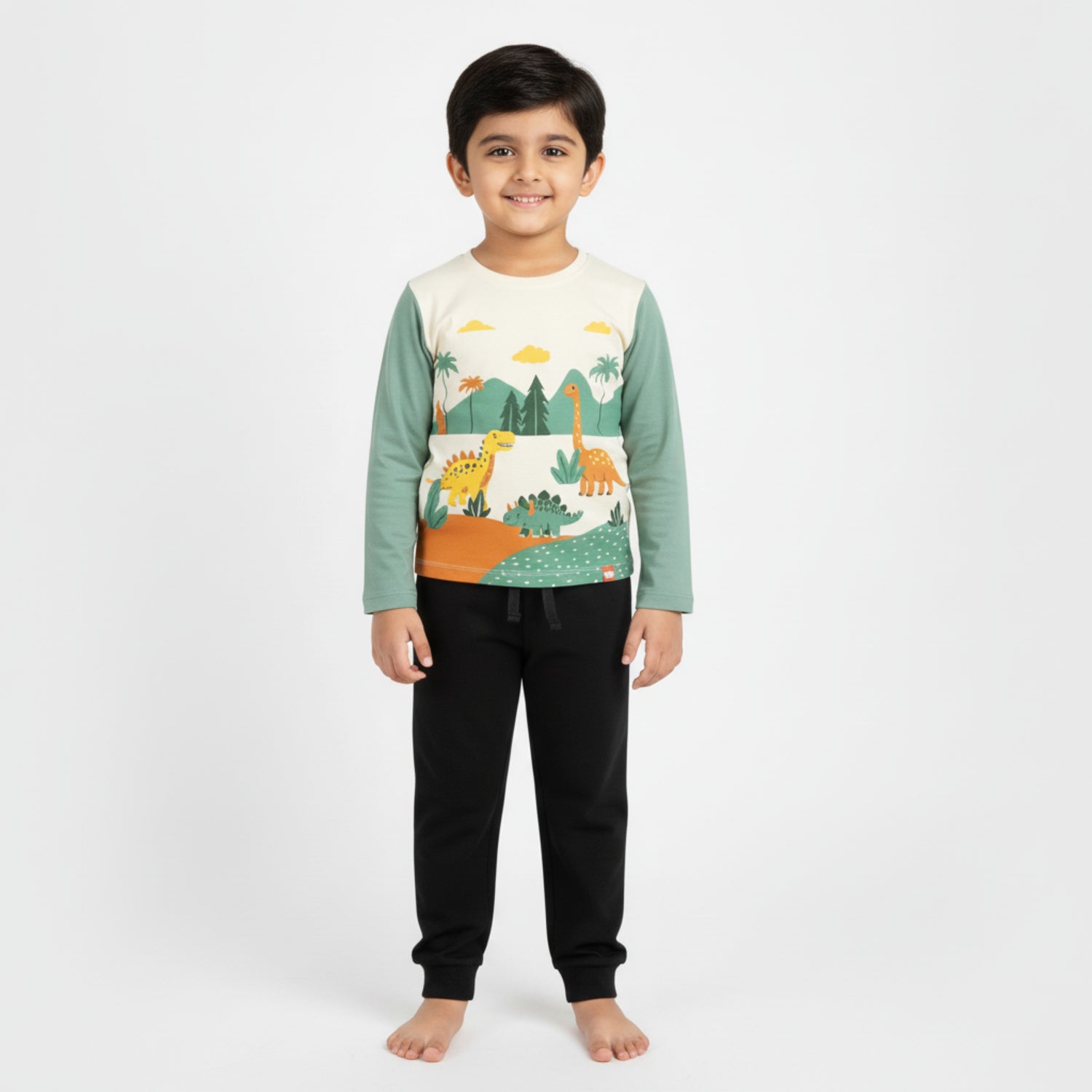 Full Sleeves Unisex T-Shirt & Joggers | Dino Land