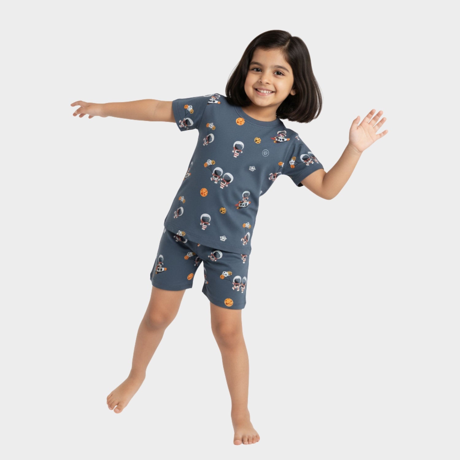 T-Shirt & Shorts Unisex Co-ord Set | Space Explorer