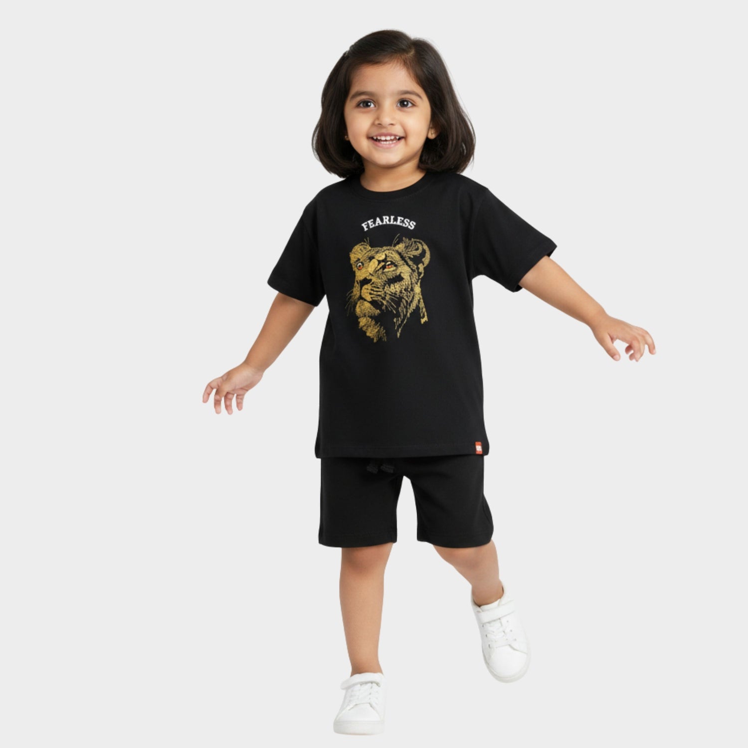 T-Shirt & Shorts Unisex Co-ord Set | Fearless Lion