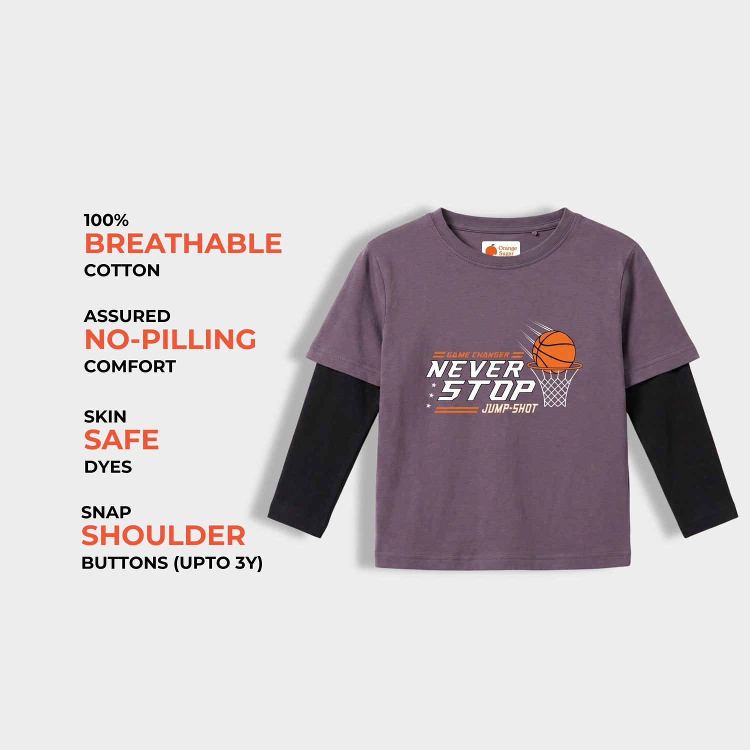 Full Sleeves Tee | Never Stop