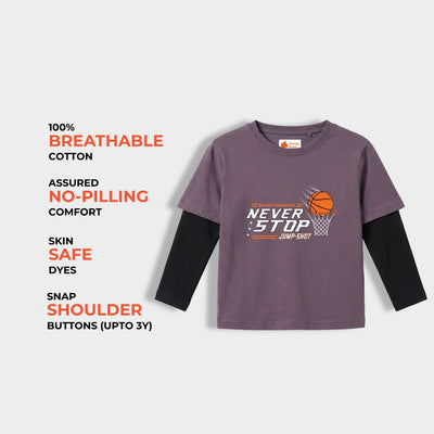 Full Sleeves Tee | Never Stop