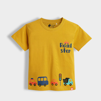 3 Pack Half Sleeves Unisex T-Shirts | Sporty Giraffe, Green Stripes, Road Trip