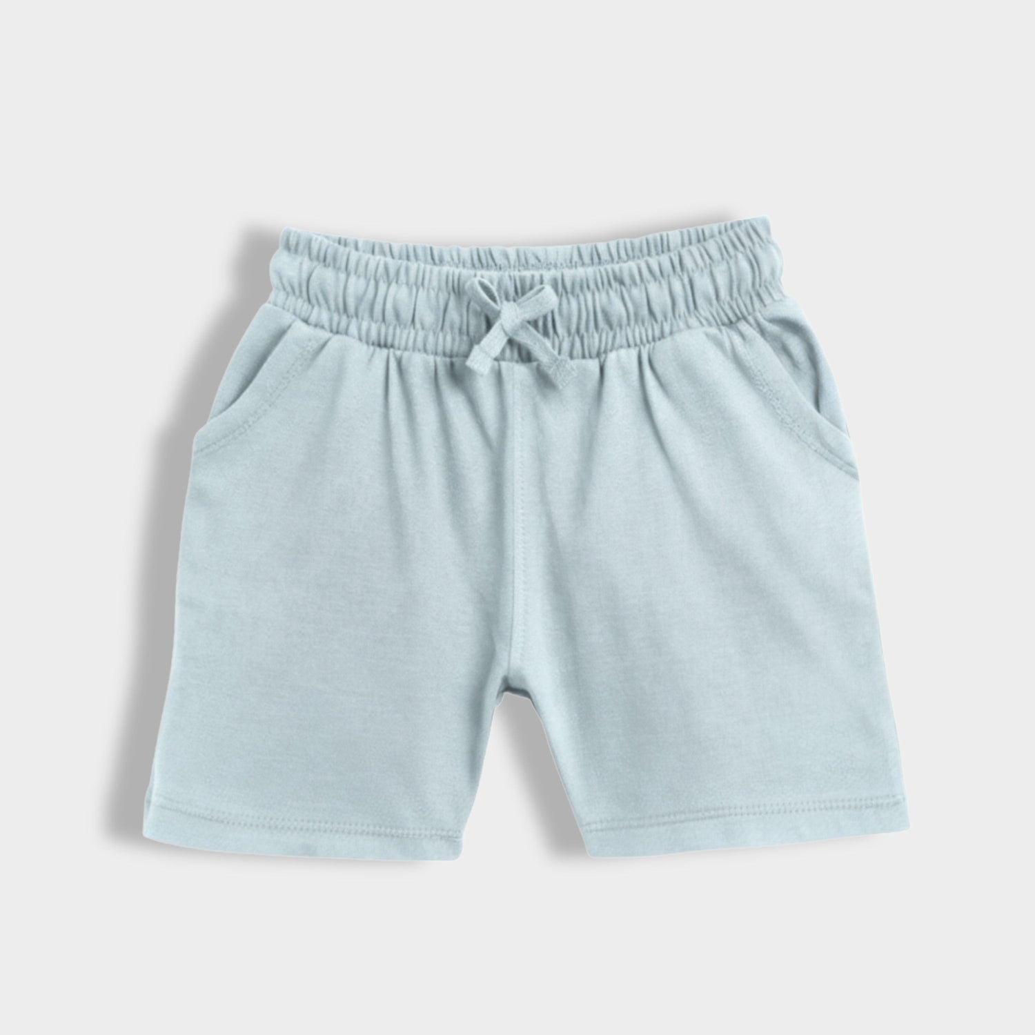 3 Pcs Cotton Shorts | Black, Light Blue, Blue