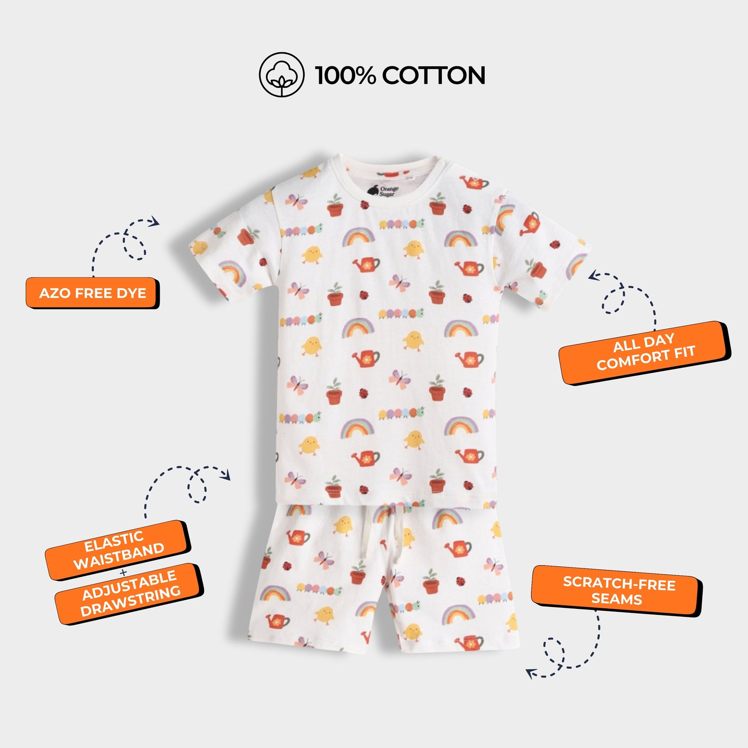 T-Shirt & Shorts Unisex Co-ord Set | Gardening