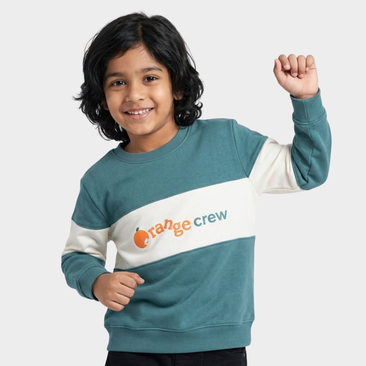 Winter Fleece Sweatshirt | Orange Crew