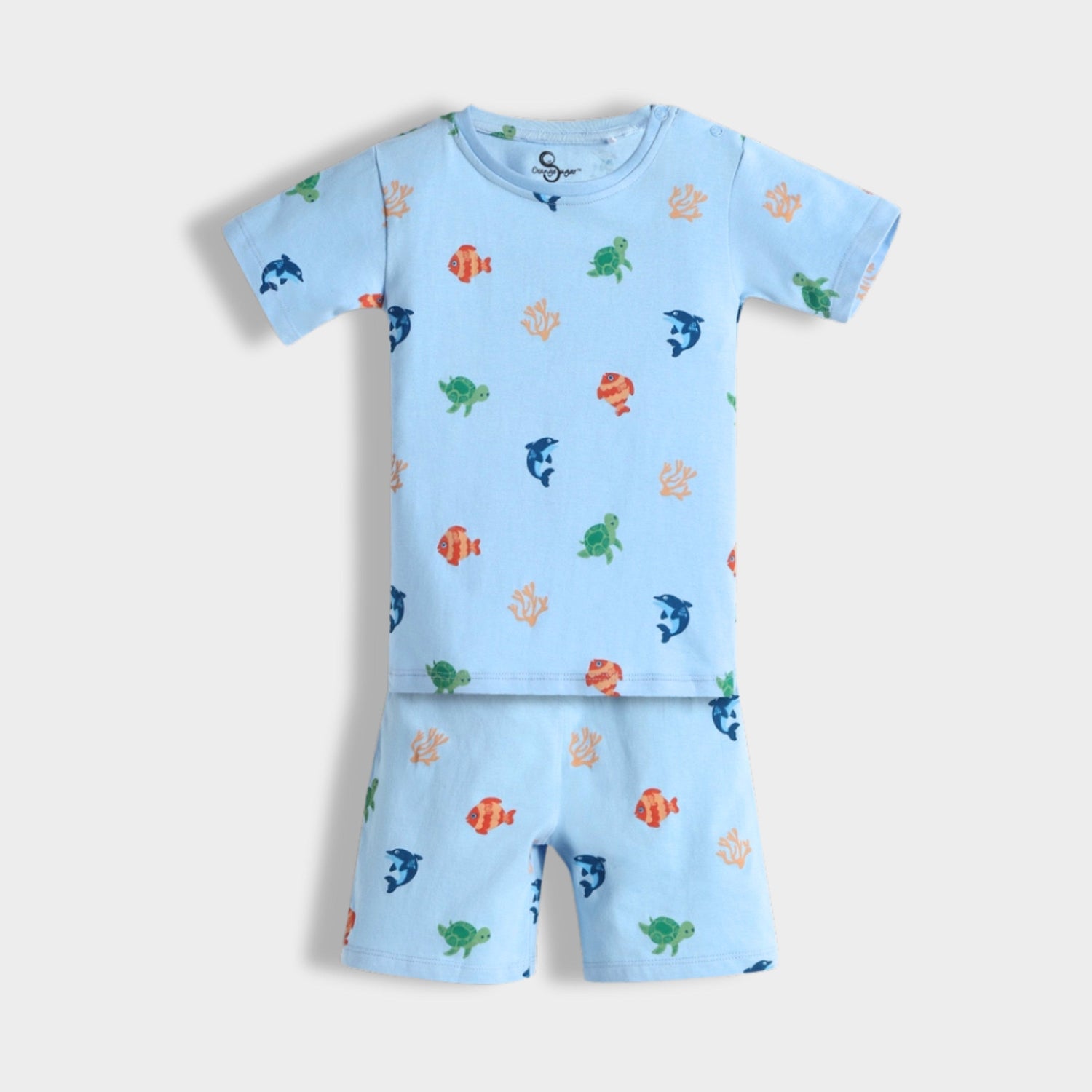 3 Pack T-Shirt & Shorts Unisex Co-ord Set | Hot Air, Underwater & Oranges