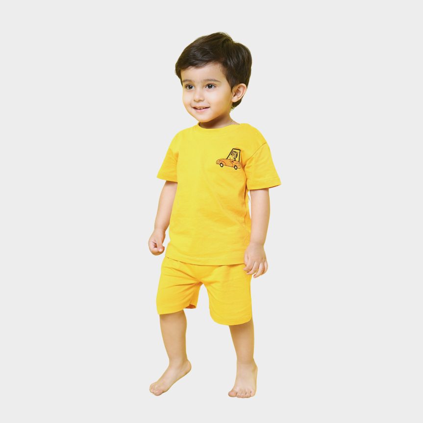 T-Shirt & Shorts Unisex Co-ord Set | Tiger Ride