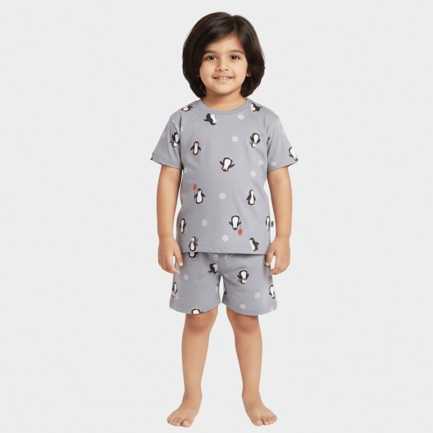 T-Shirt & Shorts Unisex Co-ord Set | Party Penguin