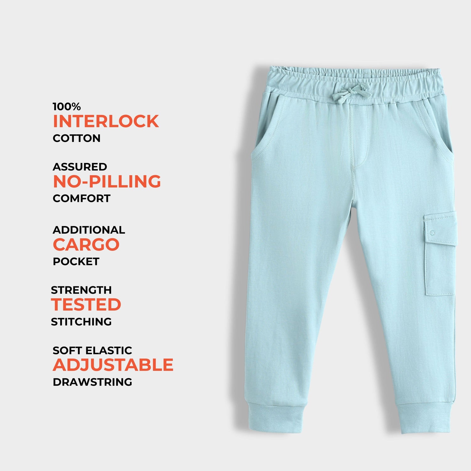 Interlock Joggers | Scam Blue