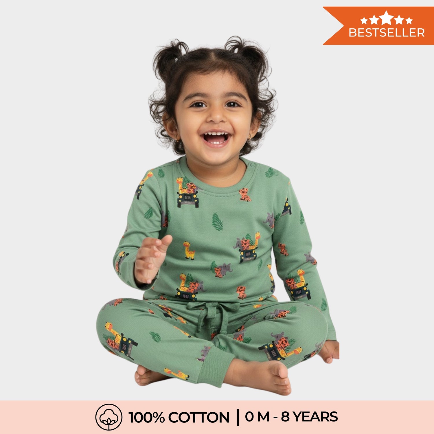 Full Sleeves Unisex Co-ord Set | Jungle Safari