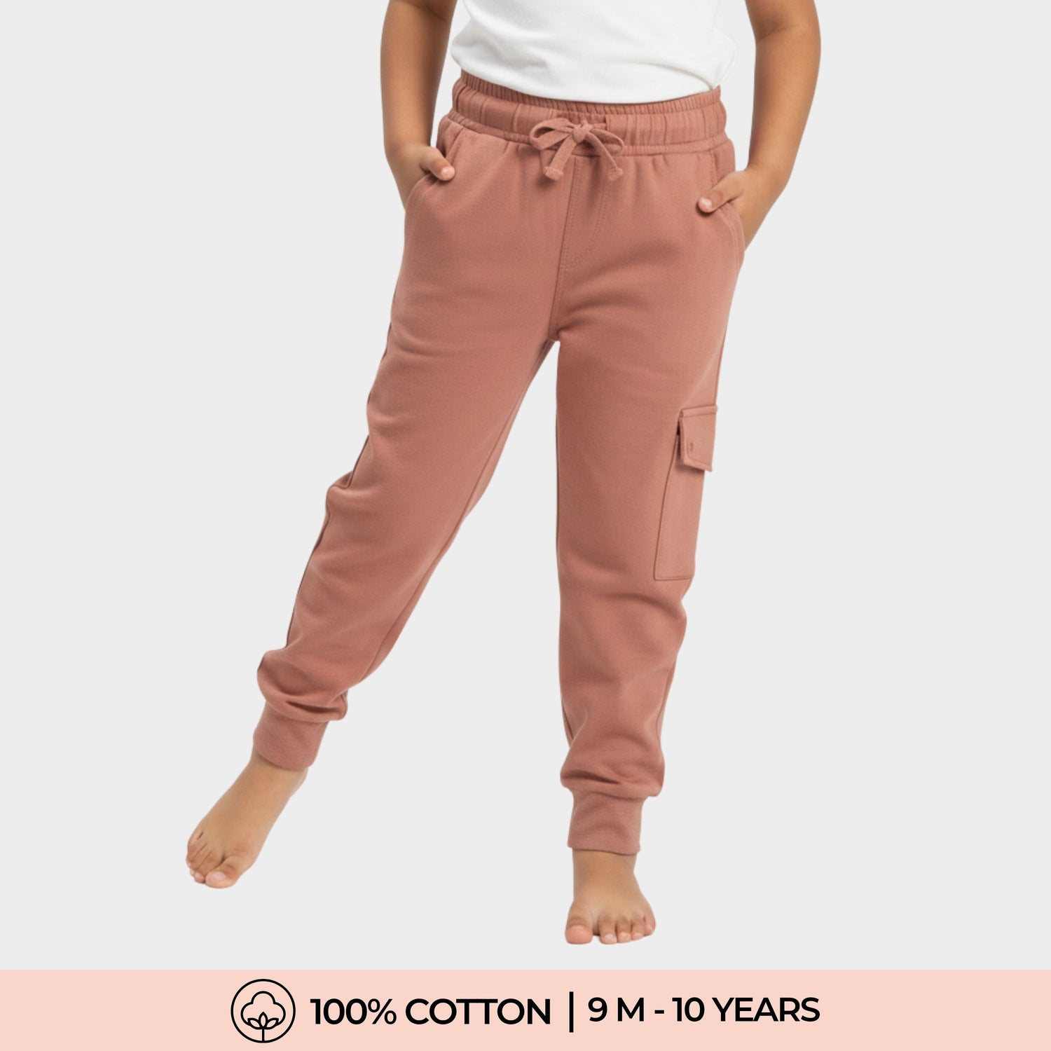 Interlock Joggers | Honey Brown