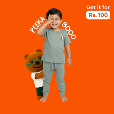 Half Sleeves Unisex Co-ord Set | Penguin Float