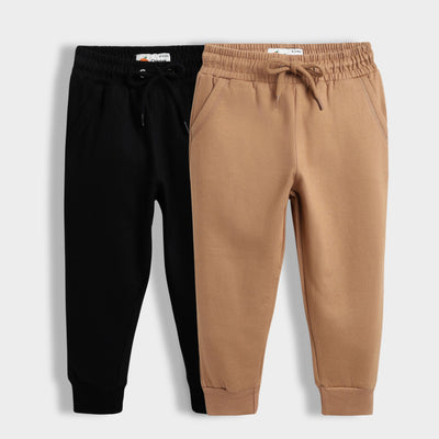 2 Pcs Winter Joggers | Black, Brown