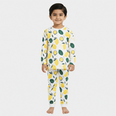 Full Sleeves Unisex Co-ord Set | Lemon Joy