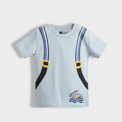 Half Sleeves Tee | Back Pack