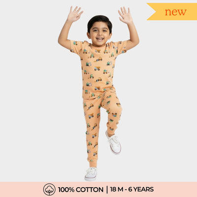 Half Sleeves Unisex Co-ord Set | JCB Adventure