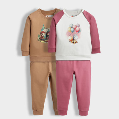 2 Pack Sweatshirt & Joggers | Bee Balloons, Camp Buddies