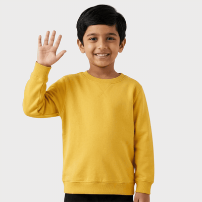 Winter Fleece Sweatshirt | Yellow