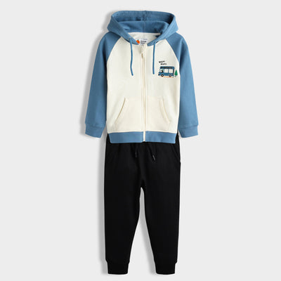 Unisex Winter Hoodie & Winter Jogger Set | School Bus