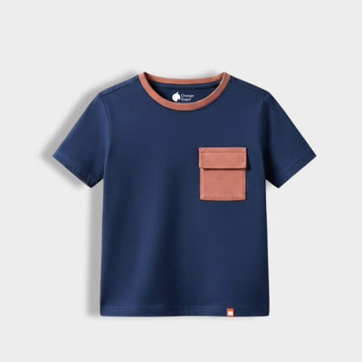 Half Sleeves Tee | Diesel Blue