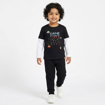 Full Sleeves Unisex T-Shirt & Joggers Set | Game Buddy