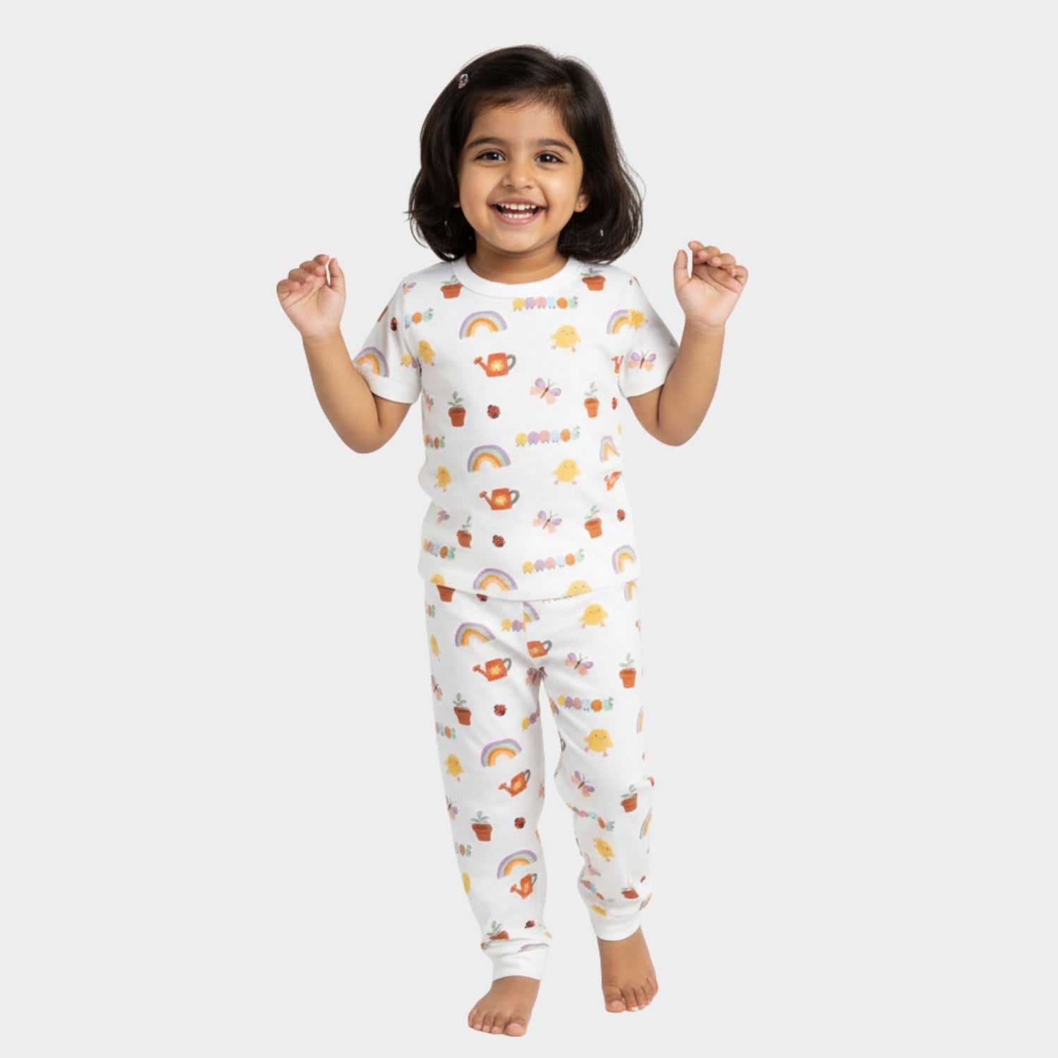 Half Sleeves Unisex Co-ord Set | Gardening